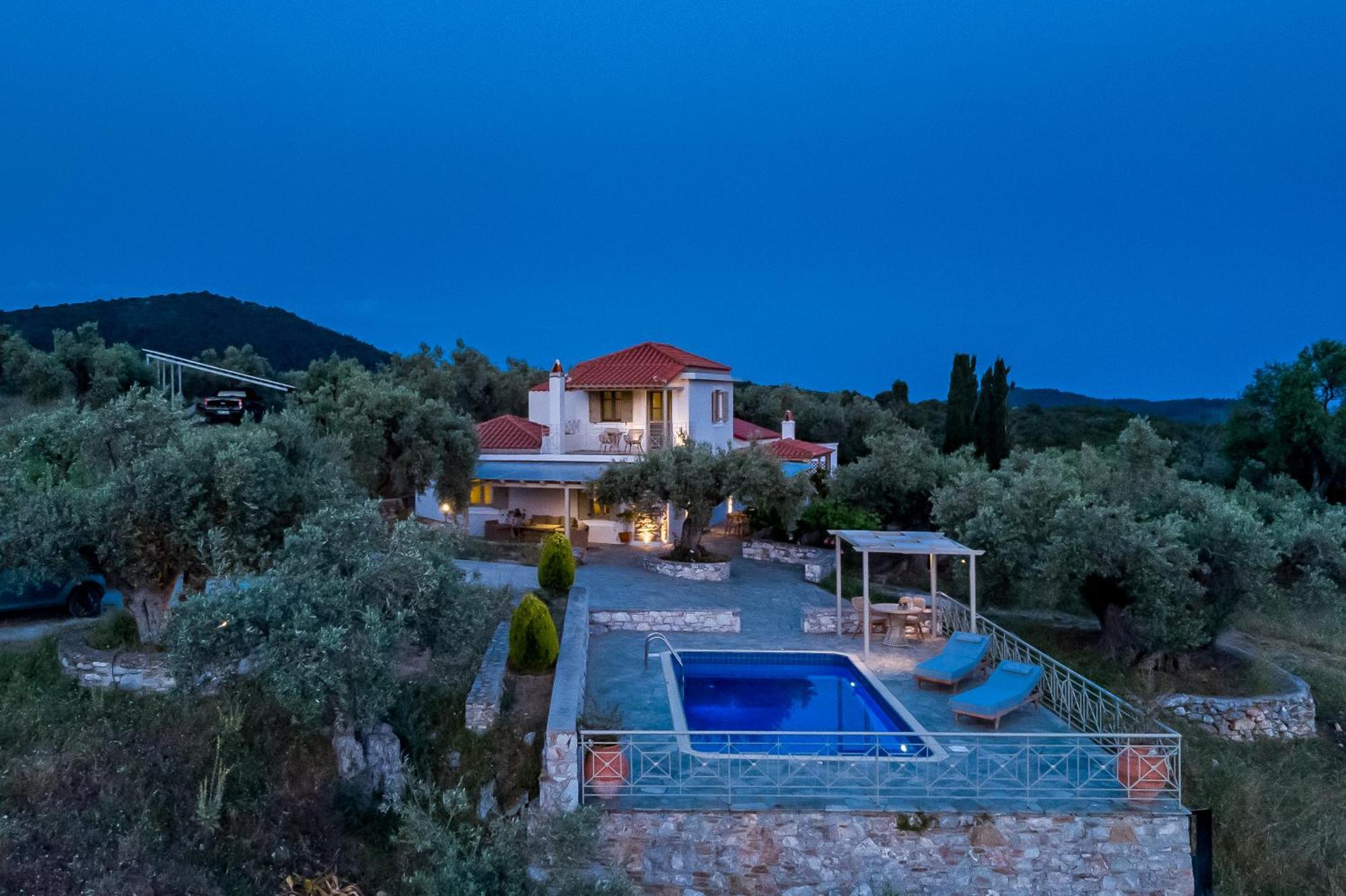 Villa Nektaria Alikias Екстер'єр фото