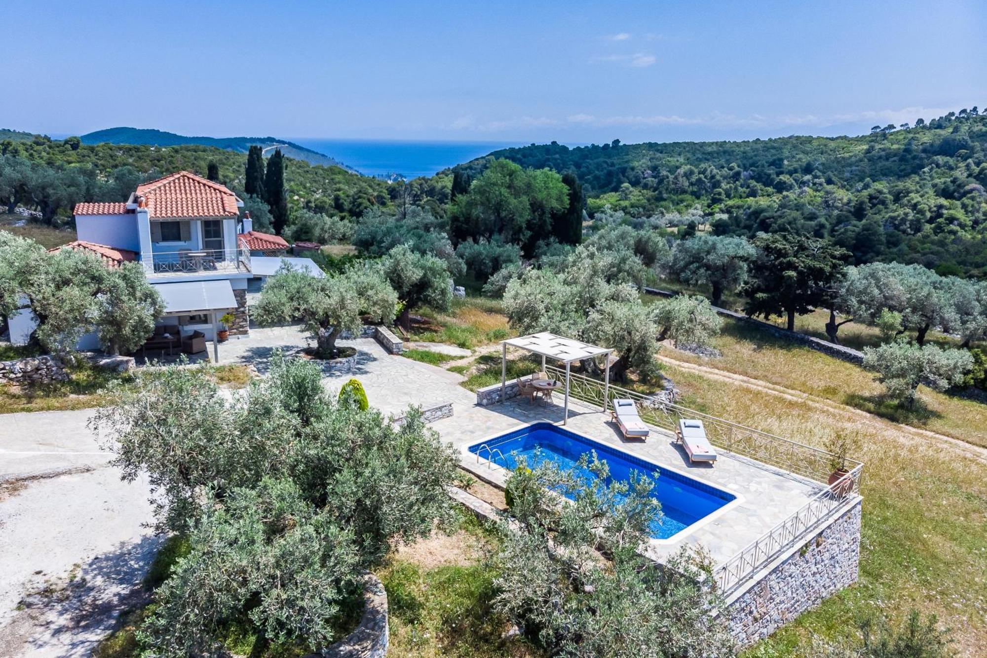 Villa Nektaria Alikias Екстер'єр фото